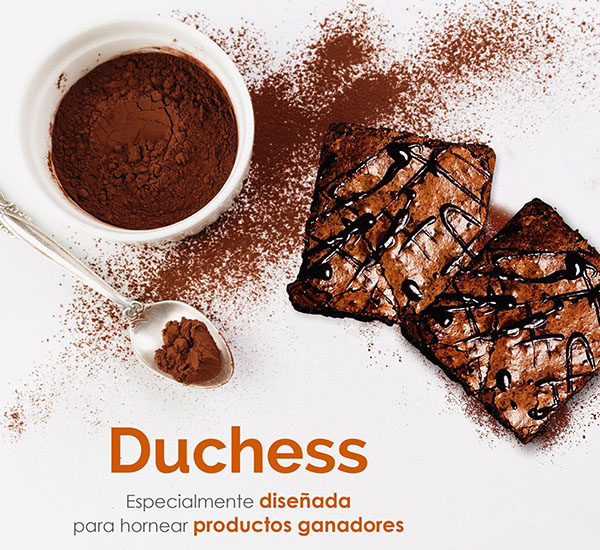 Cocoa Duchess especialmente diseñada para hornear productos ganadores.